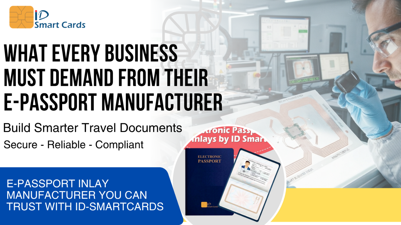 Testing an RFID e-passport inlay sheet and chip during quality control at ID Smart Cards